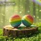 Rainbow's End Kids Bath Bomb with Plastic Coins Inside - Berwyn Betty's Bath & Body Shop