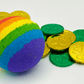 Rainbow's End Kids Bath Bomb with Plastic Coins Inside - Berwyn Betty's Bath & Body Shop