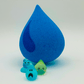 Raindrop Kids Bath Bomb with Tiny Raindrop Characters Inside - Berwyn Betty's Bath & Body Shop