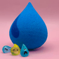 Raindrop Kids Bath Bomb with Tiny Raindrop Characters Inside - Berwyn Betty's Bath & Body Shop
