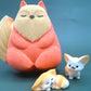 Red Fox Kids Bath Bomb with Baby Fox Mini Figurine Inside - Berwyn Betty's Bath & Body Shop