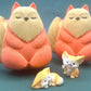 Red Fox Kids Bath Bomb with Baby Fox Mini Figurine Inside - Berwyn Betty's Bath & Body Shop