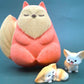 Red Fox Kids Bath Bomb with Baby Fox Mini Figurine Inside - Berwyn Betty's Bath & Body Shop