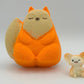 Red Fox Kids Bath Bomb with Baby Fox Mini Figurine Inside - Berwyn Betty's Bath & Body Shop