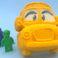 School Bus Bath Bomb with Minifigure Student Inside - Berwyn Betty's Bath & Body Shop