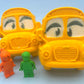 School Bus Bath Bomb with Minifigure Student Inside - Berwyn Betty's Bath & Body Shop