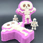 Skeleton Kids Bath Bomb with Skeleton Mini Figure Inside - Berwyn Betty's Bath & Body Shop