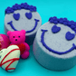 SMILEY VALENTINE Kids Bath Bomb with Valentine Themed Mochi Toy Inside - Berwyn Betty's Bath & Body Shop