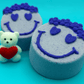SMILEY VALENTINE Kids Bath Bomb with Valentine Themed Mochi Toy Inside - Berwyn Betty's Bath & Body Shop