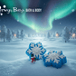 Snowflake Kids Bath Bomb with Rubber Snowman Figure Inside - Berwyn Betty's Bath & Body Shop