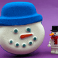 Snowman Kids Bath Bomb with Snowman Minifigure Inside - Berwyn Betty's Bath & Body Shop