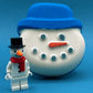 Snowman Kids Bath Bomb with Snowman Minifigure Inside - Berwyn Betty's Bath & Body Shop