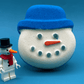 Snowman Kids Bath Bomb with Snowman Minifigure Inside - Berwyn Betty's Bath & Body Shop