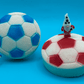 Soccer Ball Surprise Kids Bath Bomb with Soccer Gnome Minifigure Inside - Berwyn Betty's Bath & Body Shop