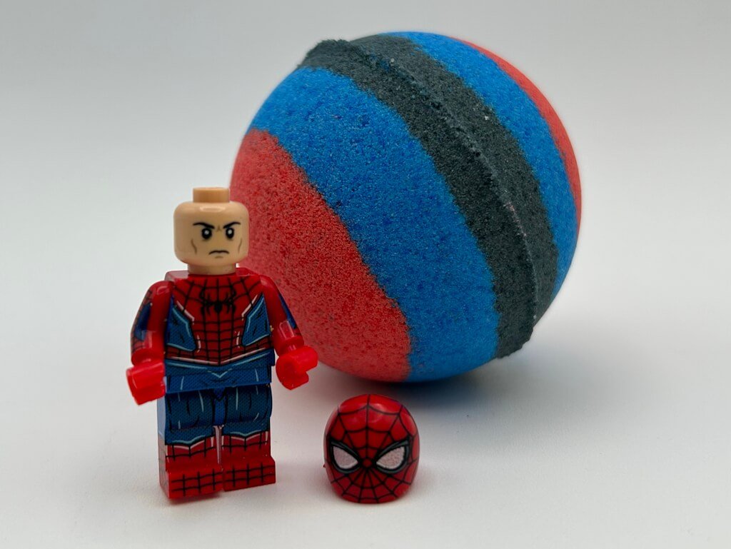 Spiderman Superhero Kids Bath Bomb with Toy Inside - Berwyn Betty's Bath & Body Shop