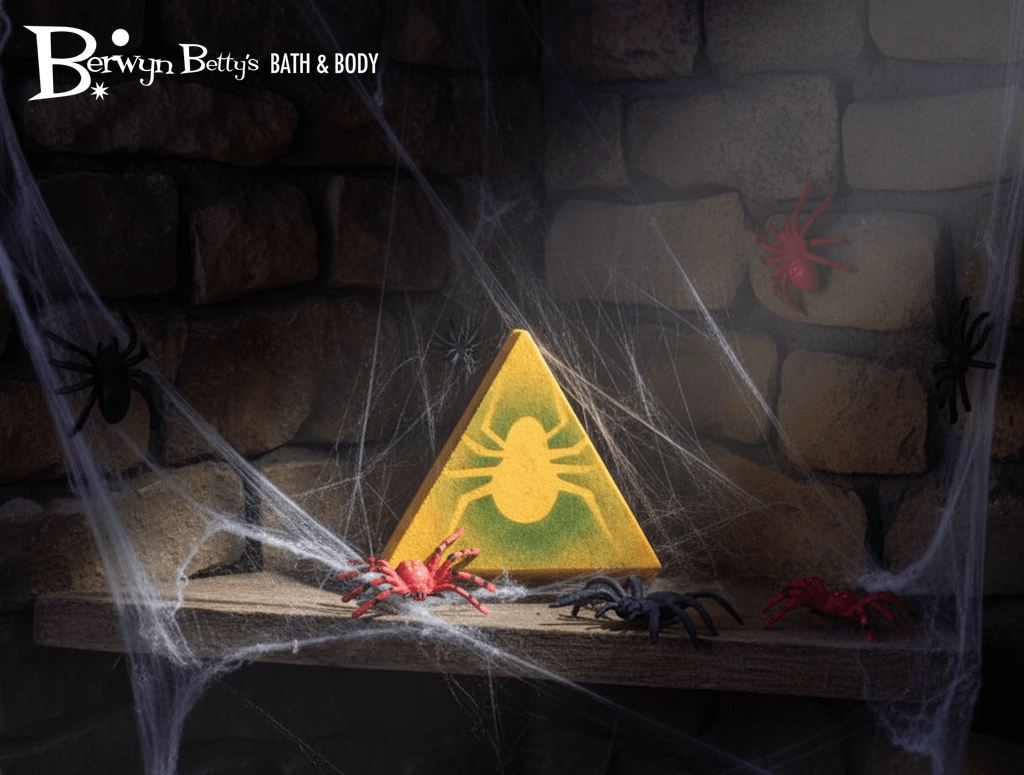 🕷️ Spooky Spider Bath Bomb – With Creepy Toy Surprise Inside! - Berwyn Betty's Bath & Body Shop