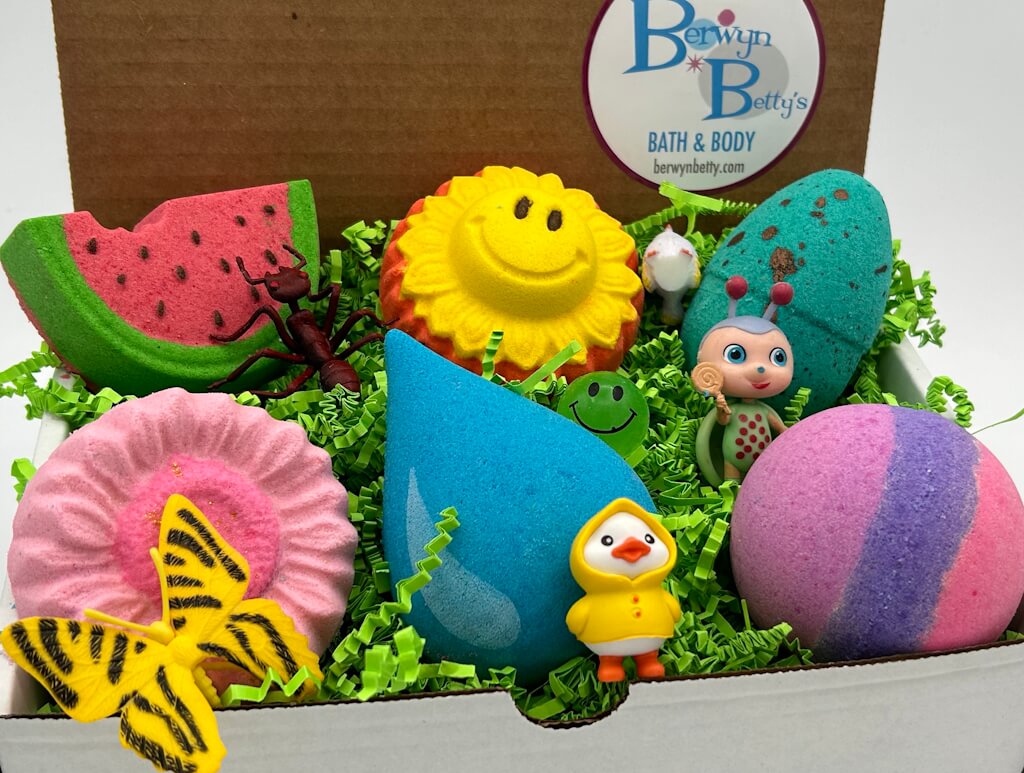 SPRING Bath Bomb Collection Box - 6 ct - Berwyn Betty's Bath & Body Shop