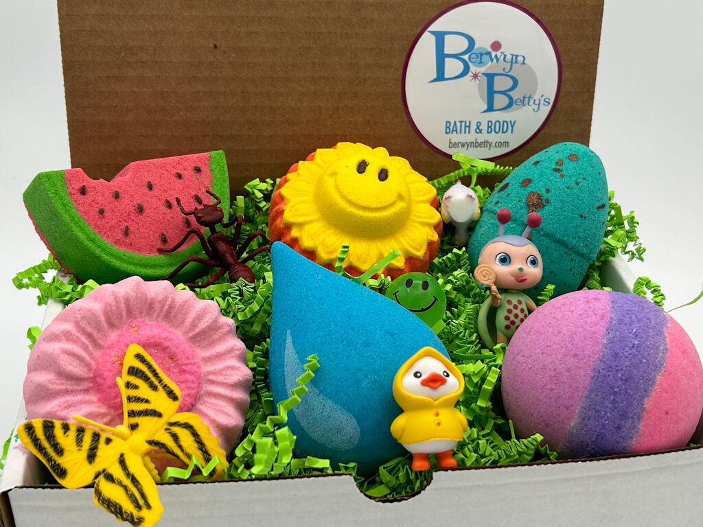 SPRING Bath Bomb Collection Box - 6 ct - Berwyn Betty's Bath & Body Shop