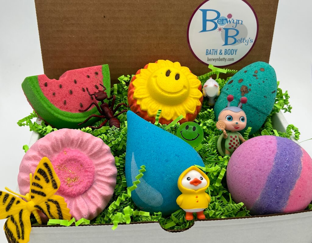 SPRING Bath Bomb Collection Box - 6 ct - Berwyn Betty's Bath & Body Shop