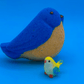 Spring Bird Kids Bath Bomb with Mini Bird Figure Inside - Berwyn Betty's Bath & Body Shop