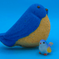 Spring Bird Kids Bath Bomb with Mini Bird Figure Inside - Berwyn Betty's Bath & Body Shop