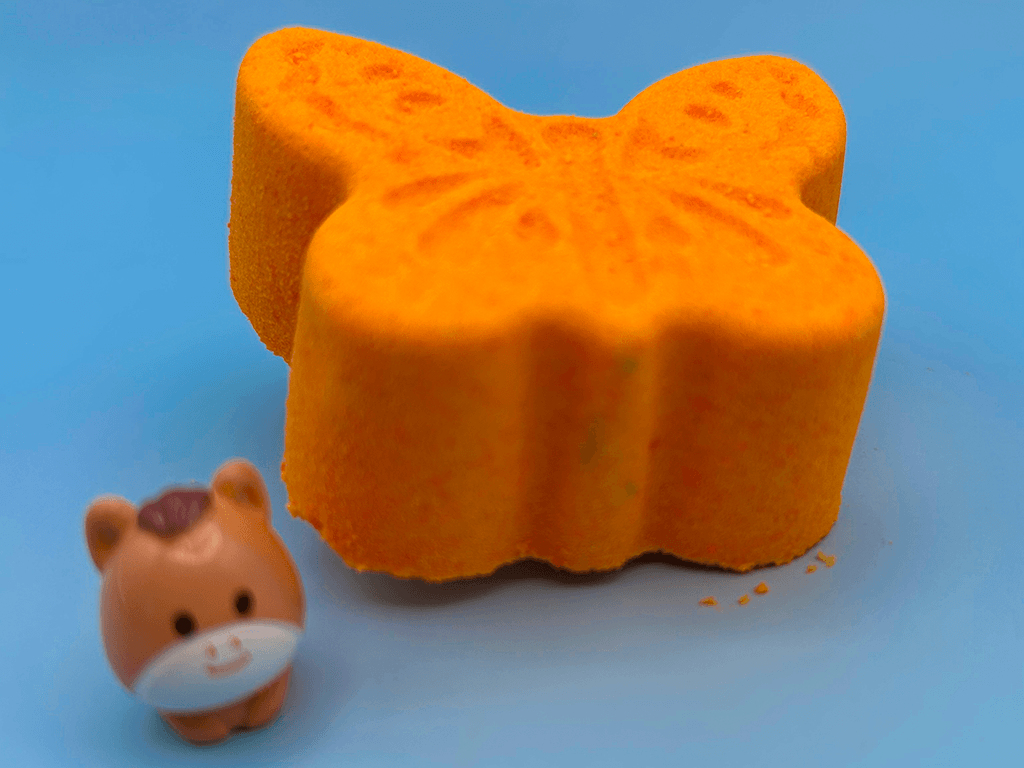 Spring Butterfly Kids Bath Bomb with Baby Foal Farm Animal Figure Inside - BASICS Collection - Berwyn Betty's Bath & Body Shop