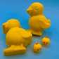 Spring Chick Kids Bath Bomb with Baby Chick Farm Animal Figure Inside - BASICS Collection - Berwyn Betty's Bath & Body Shop