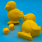 Spring Chick Kids Bath Bomb with Baby Chick Farm Animal Figure Inside - BASICS Collection - Berwyn Betty's Bath & Body Shop