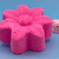 Spring Flower Kids Bath Bomb with Baby Piglet Farm Animal Figure Inside - BASICS Collection - Berwyn Betty's Bath & Body Shop