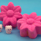 Spring Flower Kids Bath Bomb with Baby Piglet Farm Animal Figure Inside - BASICS Collection - Berwyn Betty's Bath & Body Shop