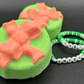 St Patrick Gift Box Kids Bath Bomb with Toy Bracelet Inside - Berwyn Betty's Bath & Body Shop