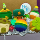 St Patrick's Kids Bath Bomb Collection Box with Holiday Themed Bombs - 6 ct - Berwyn Betty's Bath & Body Shop