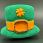 St Patrick's Leprechaun Hat Kids Bath Bomb with Little Leprechaun Figure Inside - Berwyn Betty's Bath & Body Shop