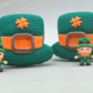 St Patrick's Leprechaun Hat Kids Bath Bomb with Little Leprechaun Figure Inside - Berwyn Betty's Bath & Body Shop