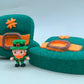 St Patrick's Leprechaun Hat Kids Bath Bomb with Little Leprechaun Figure Inside - Berwyn Betty's Bath & Body Shop