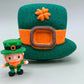 St Patrick's Leprechaun Hat Kids Bath Bomb with Little Leprechaun Figure Inside - Berwyn Betty's Bath & Body Shop