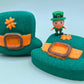 St Patrick's Leprechaun Hat Kids Bath Bomb with Little Leprechaun Figure Inside - Berwyn Betty's Bath & Body Shop