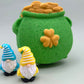 St Patrick's Pot O’Gold Kids Bath Bomb with Gnome Toy Inside - Berwyn Betty's Bath & Body Shop