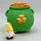 St Patrick's Pot O’Gold Kids Bath Bomb with Gnome Toy Inside - Berwyn Betty's Bath & Body Shop