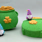 St Patrick's Pot O’Gold Kids Bath Bomb with Gnome Toy Inside - Berwyn Betty's Bath & Body Shop