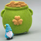 St Patrick's Pot O’Gold Kids Bath Bomb with Gnome Toy Inside - Berwyn Betty's Bath & Body Shop