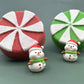 Starlight Mint Kids Bath Bomb with Holiday Snowman Inside - Berwyn Betty's Bath & Body Shop