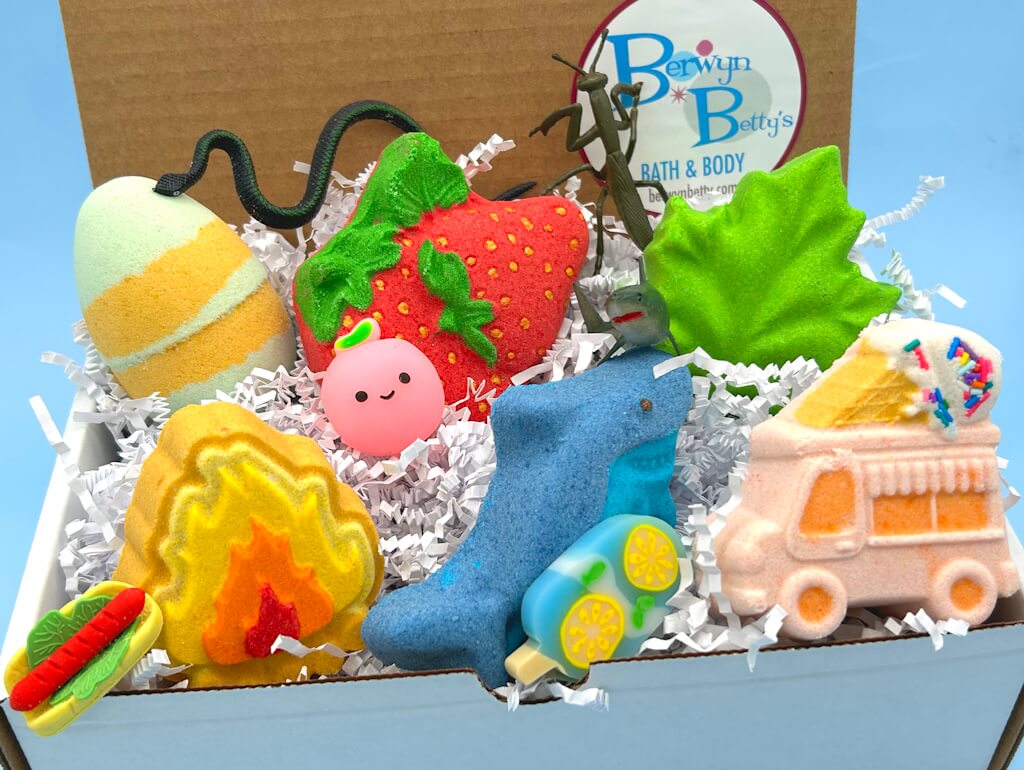 SUMMER Bath Bomb Collection Box - 6 ct - Berwyn Betty's Bath & Body Shop