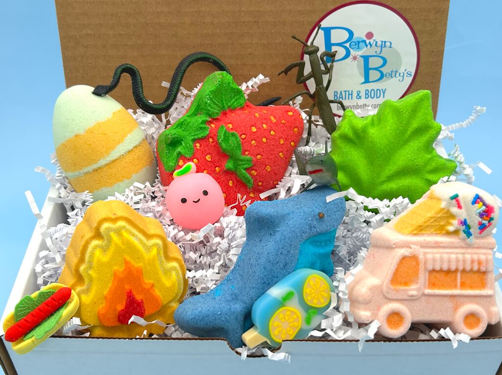 SUMMER Bath Bomb Collection Box - 6 ct - Berwyn Betty's Bath & Body Shop