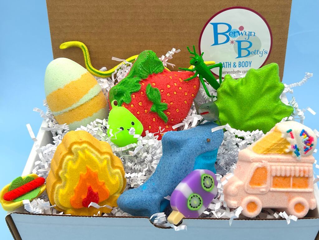 SUMMER Bath Bomb Collection Box - 6 ct - Berwyn Betty's Bath & Body Shop