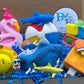 SUMMER SPLASH Beach & Pool Party Kids Bath Bomb Gift Box with Toys Inside - 6 ct - Berwyn Betty's Bath & Body Shop