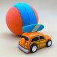 Summer Surfer Bath Bomb with Beach Surfer Pullback Woody Car Inside - Berwyn Betty's Bath & Body Shop