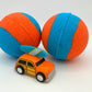 Summer Surfer Bath Bomb with Beach Surfer Pullback Woody Car Inside - Berwyn Betty's Bath & Body Shop