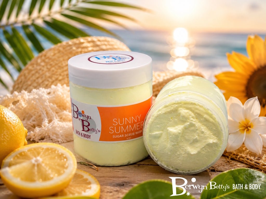 Sunny Summer Sugar Scrub Whip - Berwyn Betty's Bath & Body Shop
