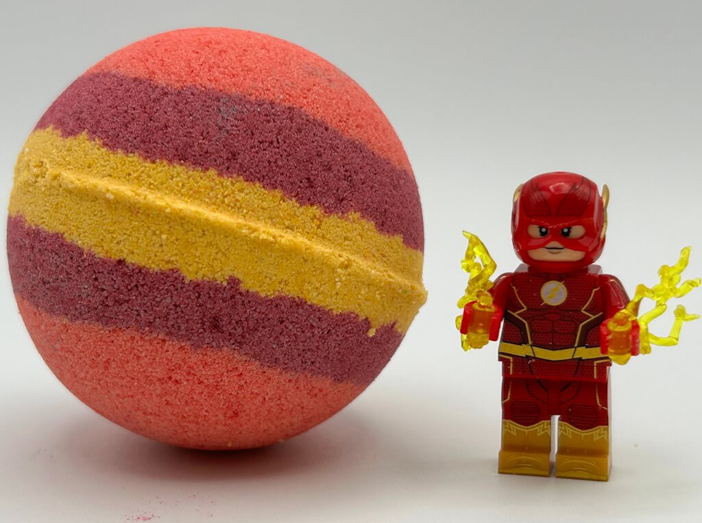 SUPERHERO BALL Kids Bath Bomb Gift Box with Toys Inside - 4 ct - Berwyn Betty's Bath & Body Shop